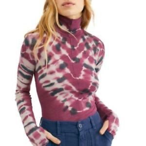 NWOT We The Free Tie Dye Turtleneck Long Sleeve